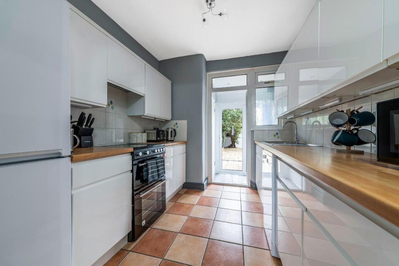 Stunning 3Br House W Garden & Parking In Richmond Kew Exterior foto